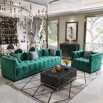 горячая распродажа бархатный диван мебель для гостиной роскошный диван-гарнитур