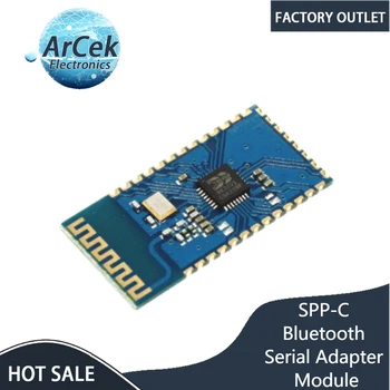 SPP-C Модуль последовательного адаптера Bluetooth Заменить для платы HC-05 HC-06 Slave AT-05 2,4 ГГц Bluetooth V2.1 + EDR 3,3 В UART Класс 2 DIY